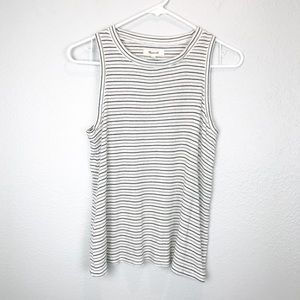 Madewell Circuit Rib Stripped Tank Top